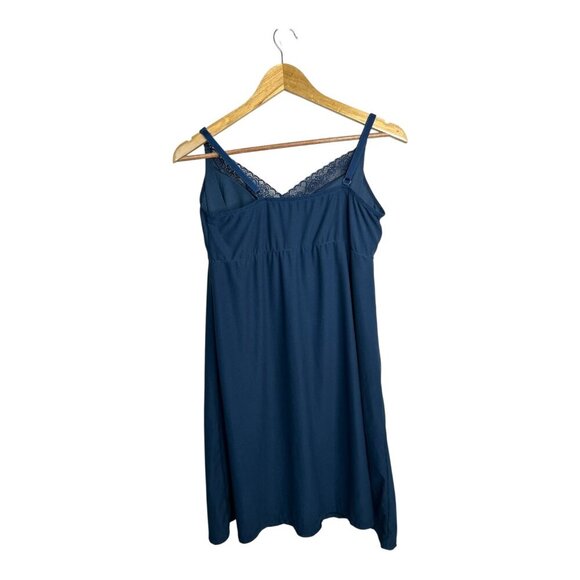 Secret Treasures Intimates Vtg Baby Doll Sleepwear Women's Size XL Navy Lounge - Picture 3 of 7